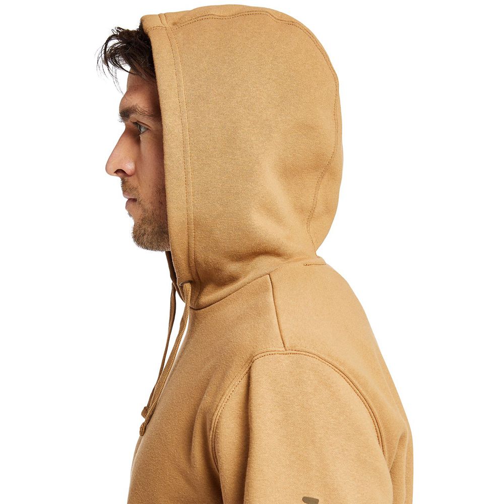 Timberland Φουτερ Ανδρικα Καφε - Pro® Hood Honcho Pullover Hoodie - Greece 2906143-BA